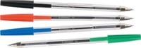Balpen Q-Connect met dop medium punt groen-2