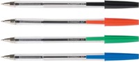 Balpen Q-Connect met dop medium punt groen-3