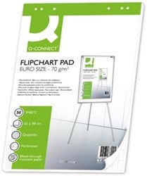 Flipover papier 65 x 98 cm 70 g/m² geruit blok van 50 vel