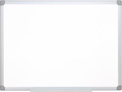 Whiteboard  met aluminium frame  melamine  1zijde wit  1 zijde geruit  90 x 120 cm Q-CONNECT