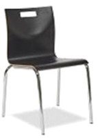 Kantinestoel Cosmo zwart