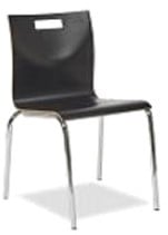 Kantinestoel Cosmo zwart