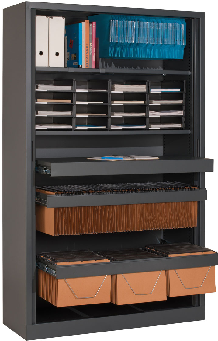 Kast met  roldeur