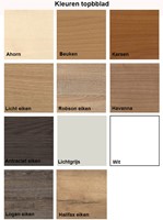 Kleuren topblad roldeurkast