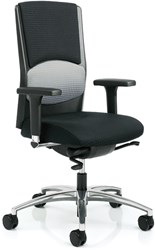 Bureaustoel Köhl Mireo 6300 met dubbele opdek stoffering