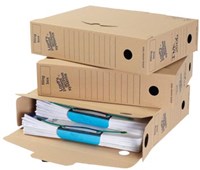 Loeff's archiefdoos Filing Box 345x250x80 mm, pak van 50 stuks