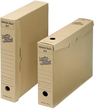 Loeff's archiefdozen Space box 320x240x60 mm pak van 50 stuks