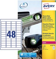 AVERY weerbestendige etiketten 45,7 x 21,2 mm 960 stuks 48 per blad-2