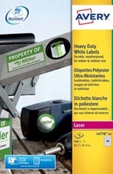 AVERY weerbestendige etiketten 45,7 x 21,2 mm 960 stuks 48 per blad
