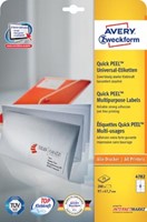 Avery Zweckform 4782, Universele etiketten, Ultragrip, wit, 25+5 vellen, 8 per vel, 97 x 67,7 mm-3