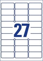 Avery bestendige veiligheidsetiketten, ft 63,5 x 29,6 mm, 540 stuks, 27 per vel, doos van 20 vel-3