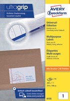 Avery etiketten 210 x 148 mm wit doos va n 200 etiketten