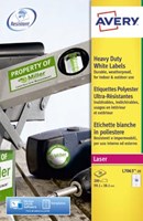 Polyester etiketten Avery L7063-20 14 etiketten per vel 99,1 x 38,mm 240 stuks