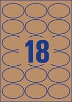 AVERY Productetiketten uit karton ft 63,5 x 42,3 mm, ovaal, 360 stuks, 18 per blad-3