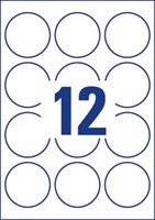 AVERY Afneembare productetiketten diameter: 60 mm, rond, 240 stuks, 12 per blad, doos van 20 blad-2