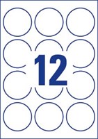 AVERY Afneembare productetiketten diameter: 60 mm, rond, 240 stuks, 12 per blad, doos van 20 blad-2