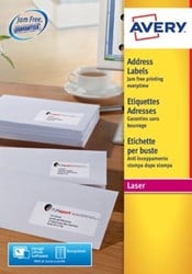 Avery etiketten 63,5 x 33,9mm 24 etiketten per vel
