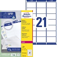 Avery etiketten L7160 63,5 x 38,1mm doos 100 vel-2