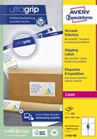 Avery etiketten 99,1 x 93,1mm 6 etiketten per vel