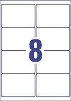 AVERY transparante etiketten QuickPEEL ft 99,1 x 67,7 mm, 200 stuks, 8 per blad-3