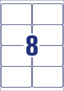 Extra klevende etiketten Avery L7941 99,1 x 67,7 mm doos van 80 etiketten-2