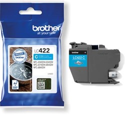Brother inktcartridge 550 pagina's OEM LC-422C cyaan