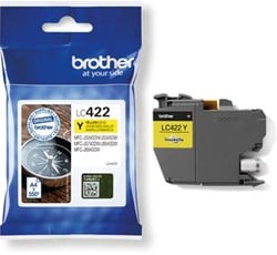 Inktcartridge Brother LC-422Y geel