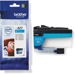 Inktcartridge Brother LC-427C blauw