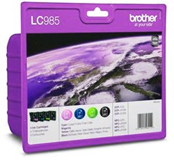 Brother inkjet Brother LC985VALBP Inktcartridge Bundle Bk,C,M,Y