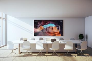 65 Inch display screen Legamaster Discover 2 met muurkolom-3