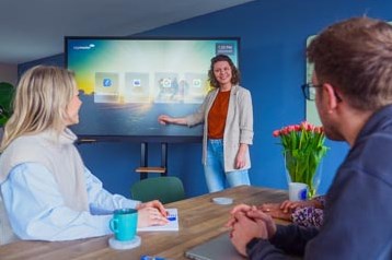 Mobiel presentatiescherm touch monitor 75 inch Legamaster Android-3
