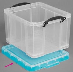 Plastic Doos met Deksel 720 x 450 x 40 mm Really Useful Box Deksel voor Opbergbox