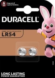 Duracell knoopcel batterij Alkaline Electronics LR54 15V