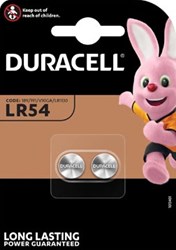 Knoopcel batterij Duracell Alkaline Electronics LR54 15V 2 stuks