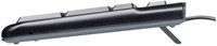 Logitech MK120 hoogte verstelbaar.