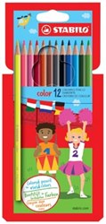 Stabilo kleurpotlood Color 12 potloden in een kartonnen etui