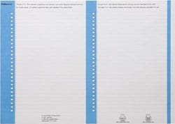 Ruiterstrook Elba Nr 8 138x60mm lateraal blauw