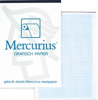 Millimeter papier A3 blok van 50 vel Mercurius
