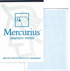 Millimeter papier A3 blok van 50 vel Mercurius