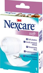 Pleisters op rol Wit 3M Nexcare Soft Pleister
