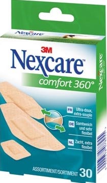Waterbestendige pleisters 3M Nexcare Comfort Strips