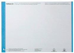 Elba etiketten voor hangmappen voor laden blauw