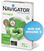 Printpapier Navigator Eco-Logical A4 75 g/m² ecologisch 500 vel wit-1