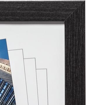 Hampton fotokader Oxford, in 2 cm MDF, zwart, A3-2