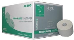 Europroducts toiletpapier met dop,  1-laags, 150 meter, eco, pak van 36 rollen
