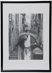 Hampton frames fotokader aluminium, zwart, A4