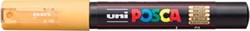 Verfstift uni-ball Paint Marker op waterbasis Posca PC-1MC abrikoos