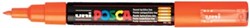 Paint marker uni-ball Posca PC-1MC oranje waterbasis
