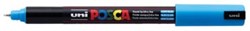 Verfstift Posca PC-1MR lichtblauw extra fijn