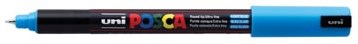 Verfstift Posca PC-1MR lichtblauw extra fijn
